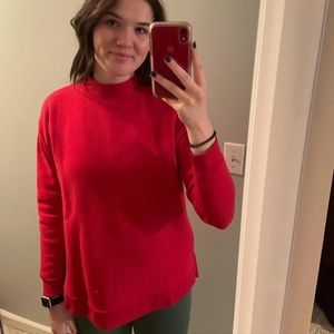 Everyday Red Turtleneck Sweater